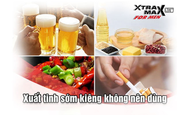 Nam giới kiêng ăn gì để chống xuất tinh sớm?
