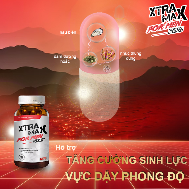 Dùng thuốc Xtramax For Men chống xuất tinh sớm